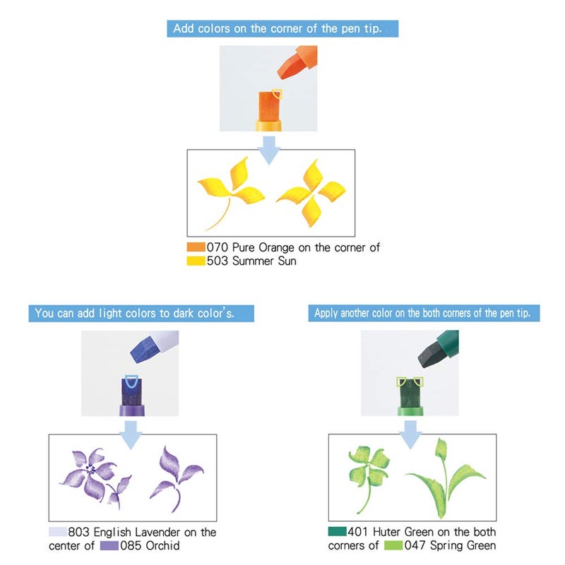 زيج أقلام تحديد كوريتاكي، 8 أقلام (عبوة واحدة)، متنوعة - Image 4